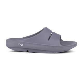 Foto 1 | Sandalias Oofos Slide Ooahh Grises Unisex