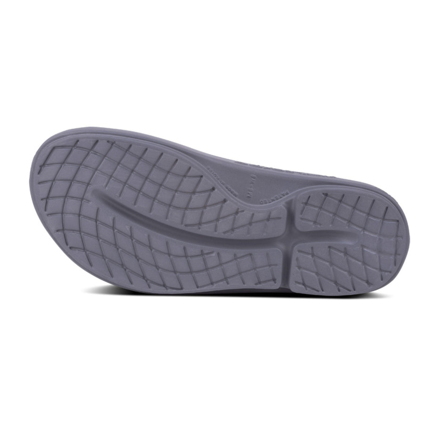 Foto 7 pulgar | Sandalias Oofos Slide Ooahh Grises Unisex