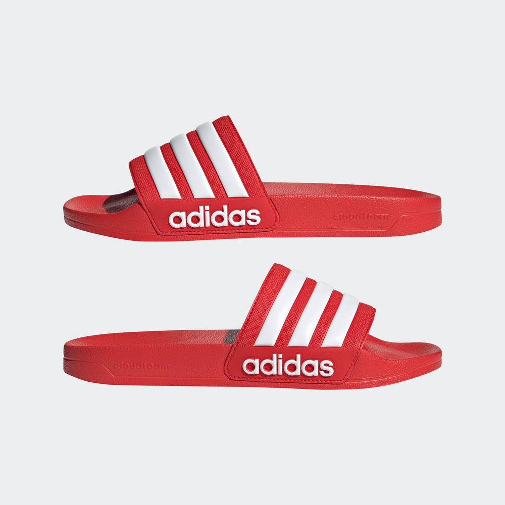 Foto 9 pulgar | Sandalias Adidas Adilette Rojas Unisex