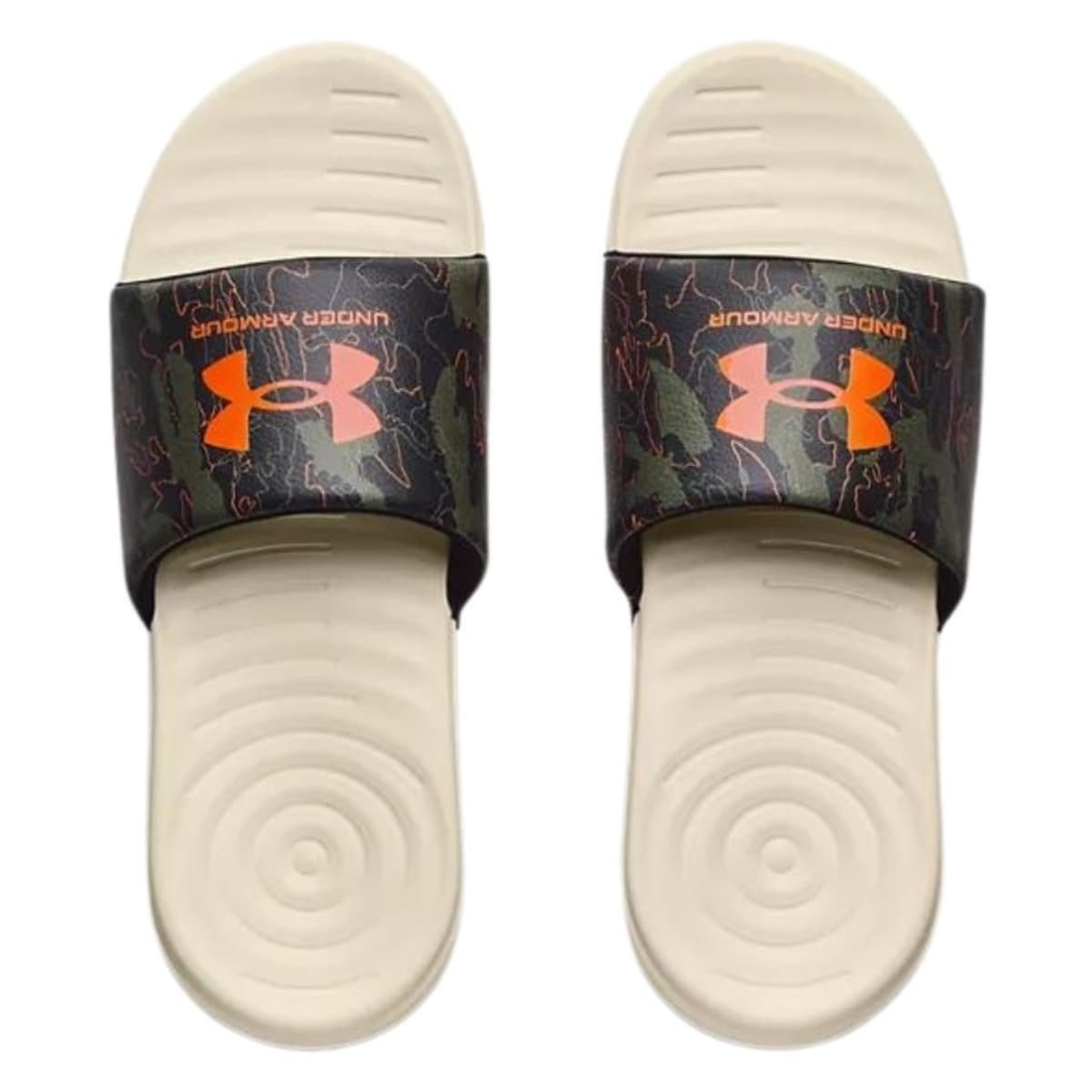 Sandalias Under Armour Ansa Graphic 3024434 012 Negro y Naranja para Hombre $799