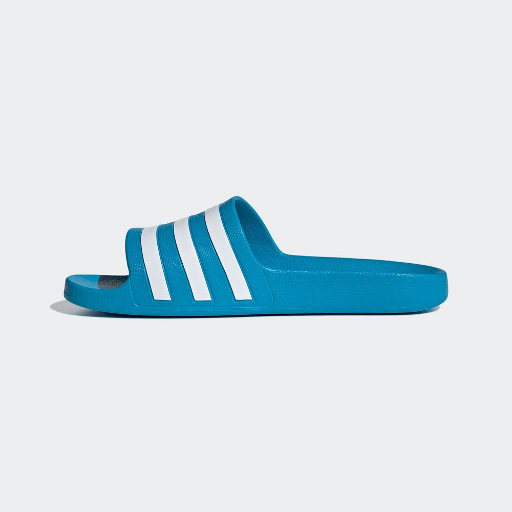 Foto 4 pulgar | Sandalias Adidas Adilette Azules Unisex