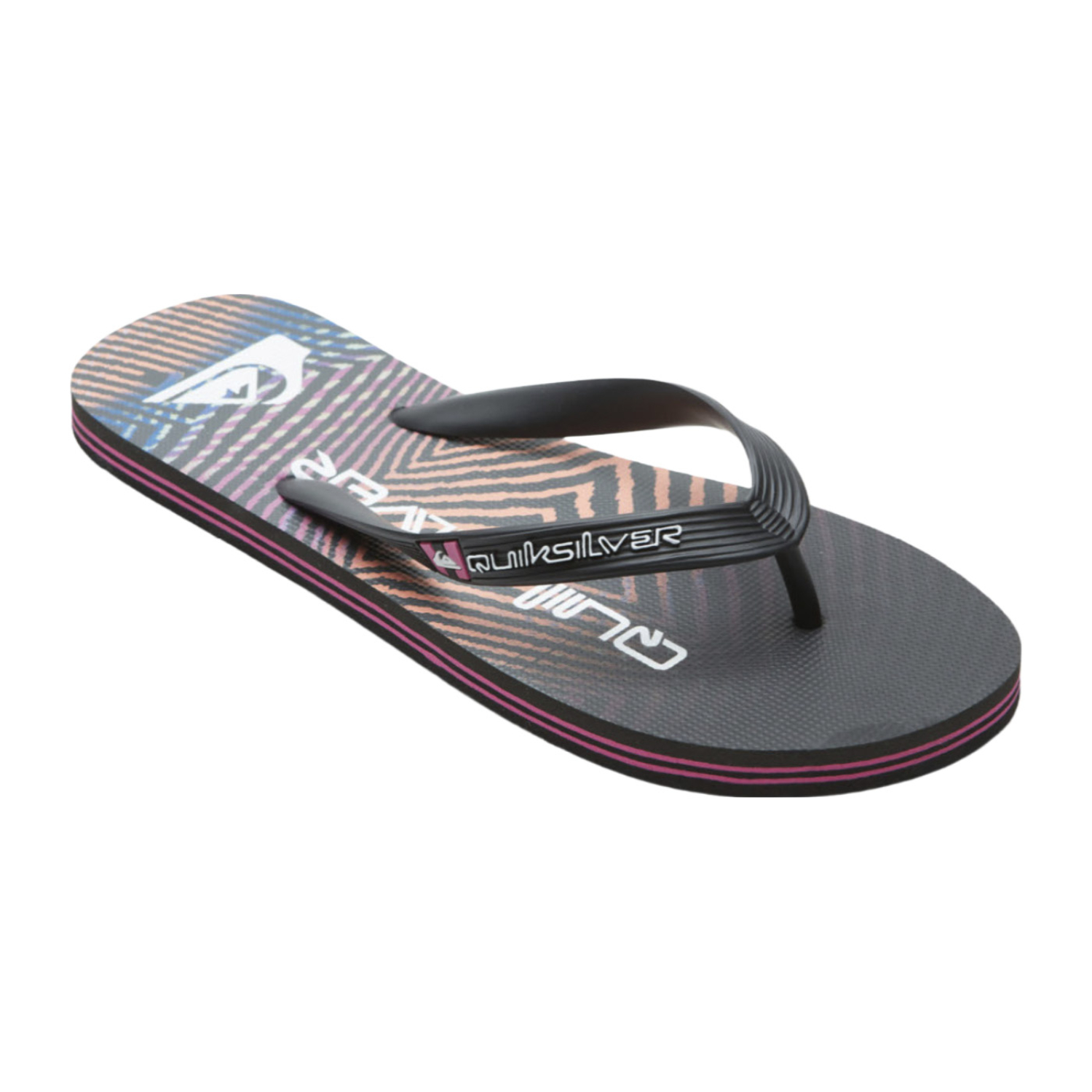 Foto 2 pulgar | Sandalias Quiksilver Negras para Hombre