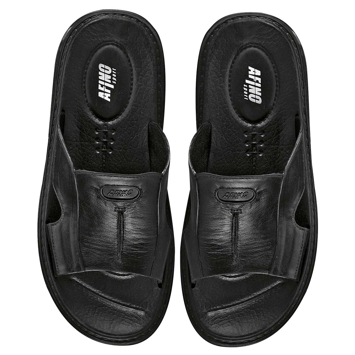 Foto 3 pulgar | Sandalias Elega Negras para Hombre