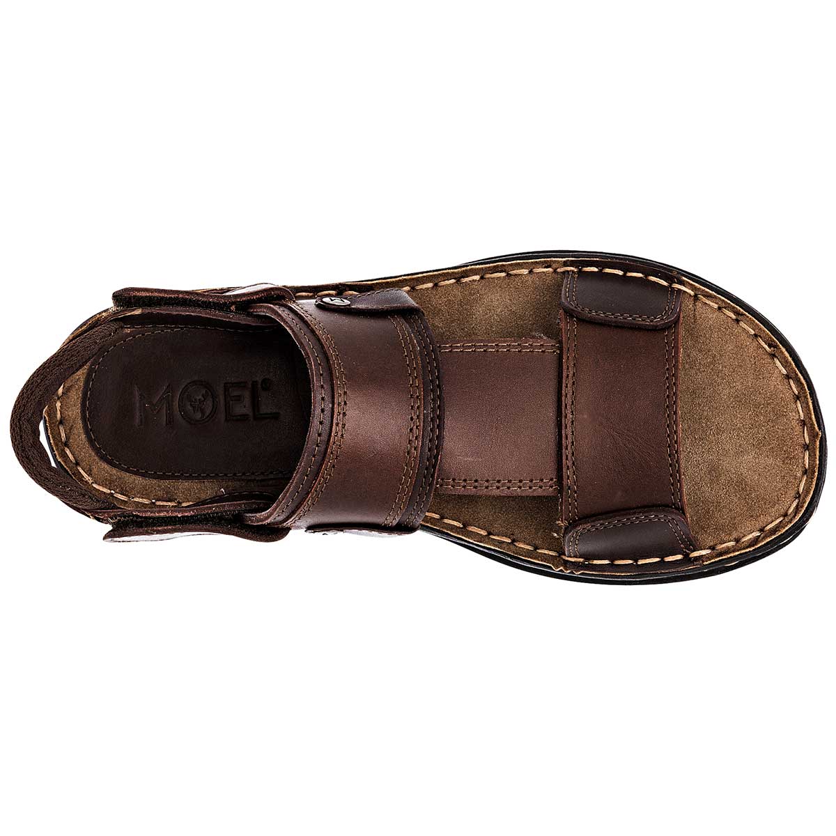 Foto 3 pulgar | Sandalias Moel Marrones para Hombre