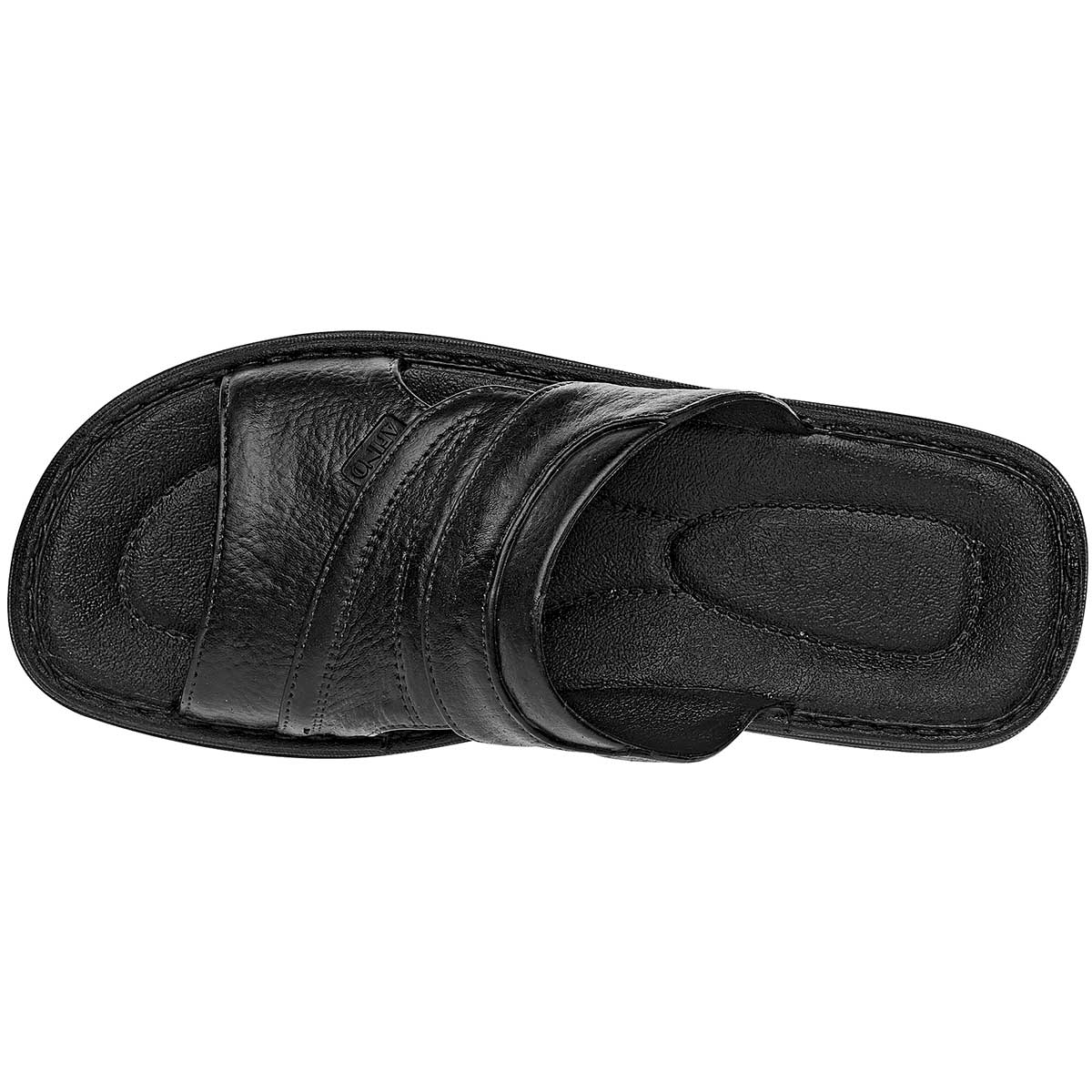 Foto 3 pulgar | Sandalias Elega 38569-1 Negras para Hombre