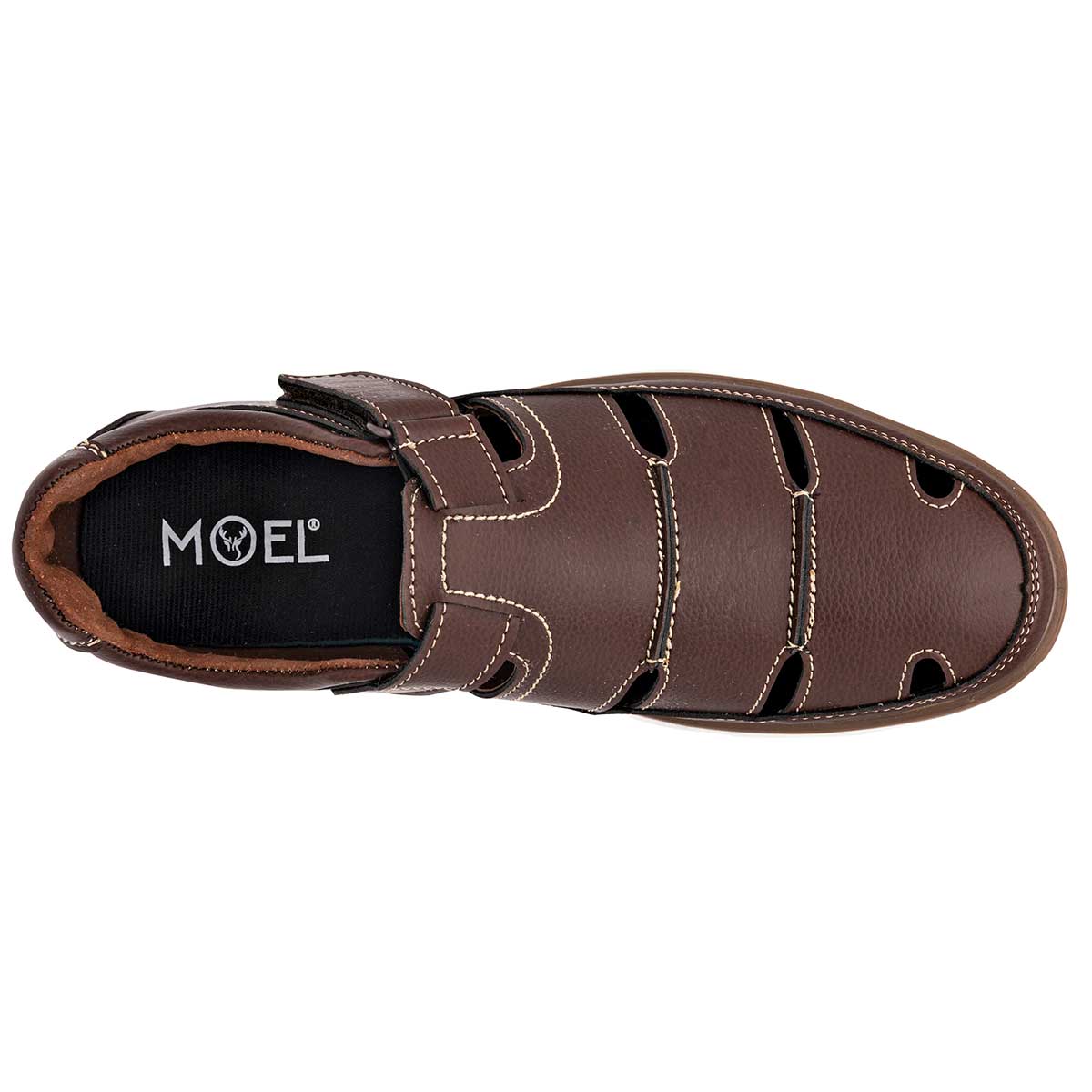 Foto 2 | Sandalias Moel Marrones para Hombre