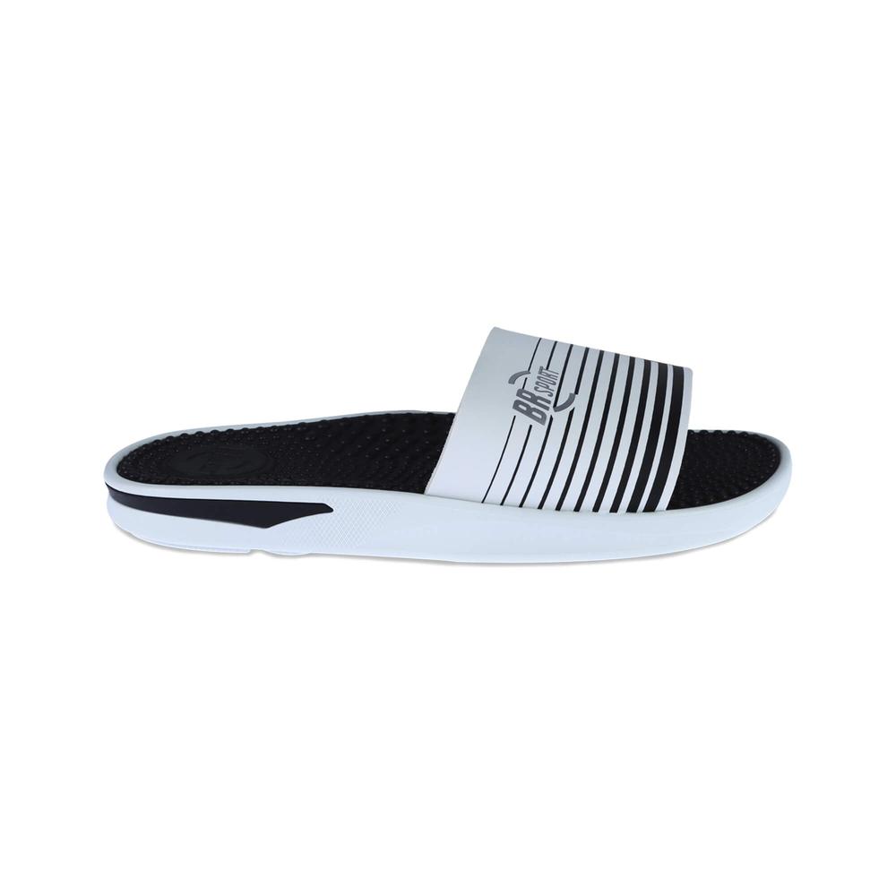 Foto 2 pulgar | Sandalia Para Hombre Br-sport Conan Rayas Blanco