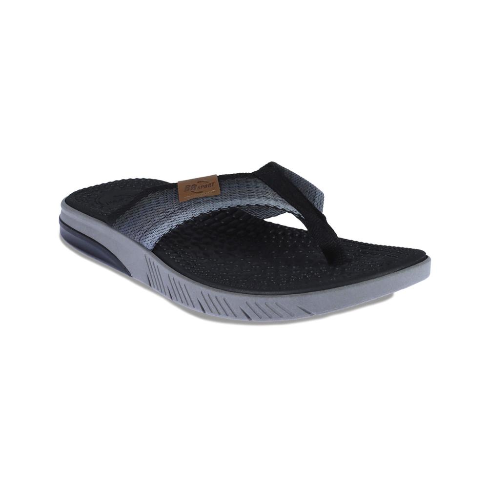 Foto 3 pulgar | Sandalia Para Hombre Br-sport Casiel Tejido Gris