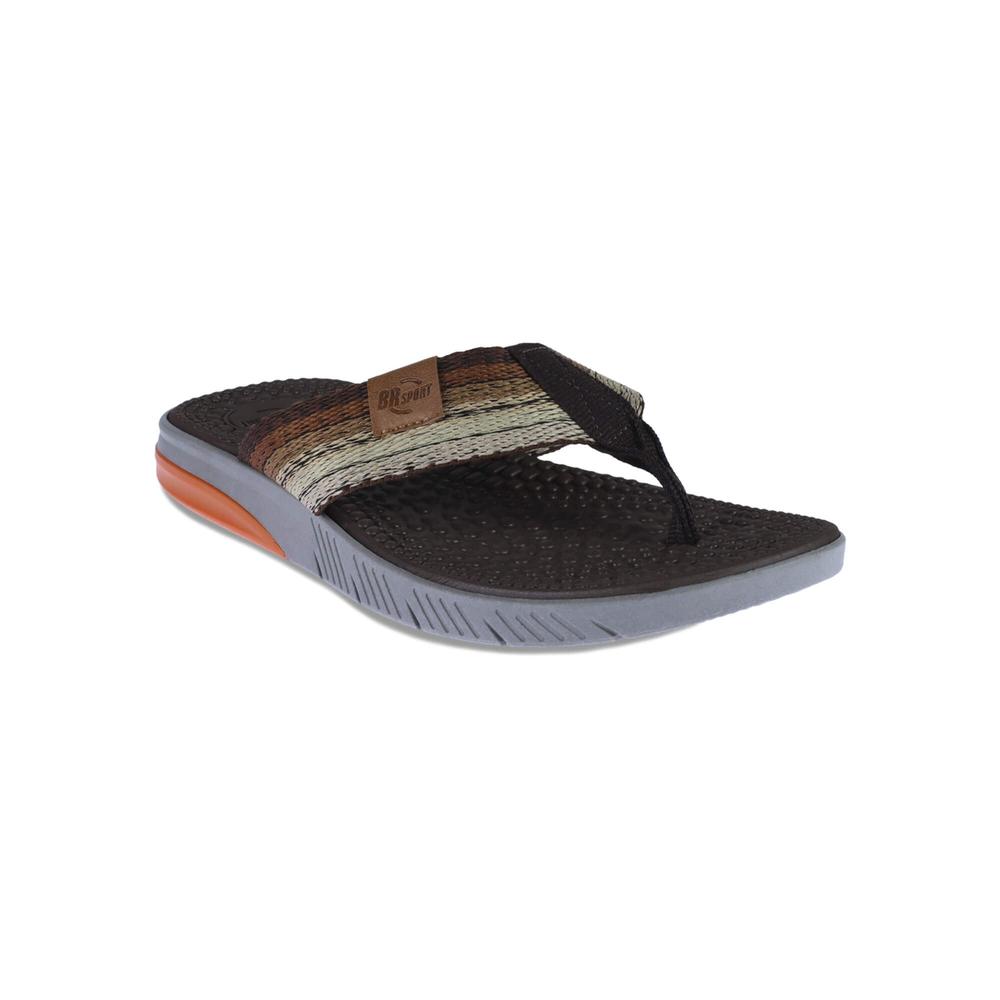 Foto 8 pulgar | Sandalia Para Hombre Br-sport Casiel Tejido Gris