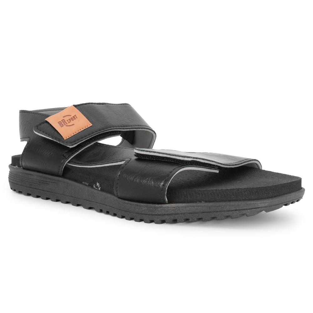 Foto 3 pulgar | Sandalia Para Hombre Br-sport Cris Velcro Negro