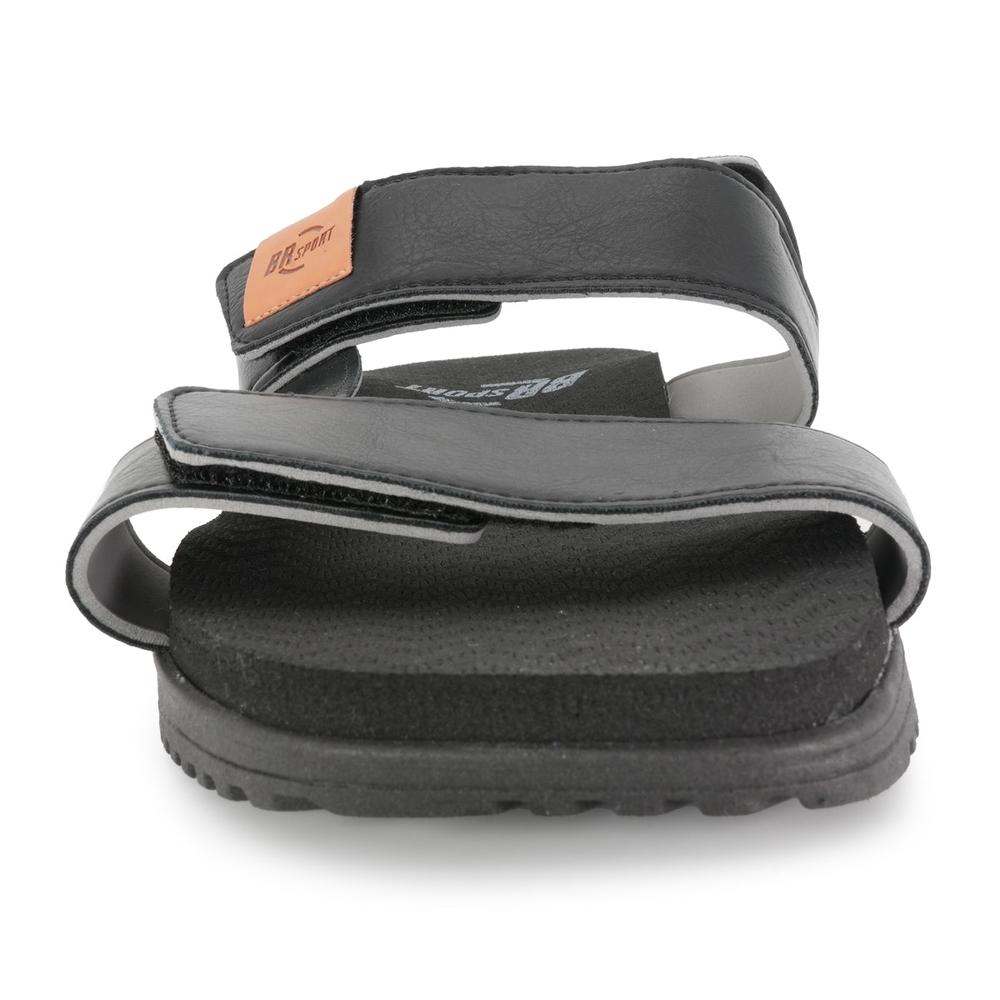 Foto 4 pulgar | Sandalia Para Hombre Br-sport Cris Velcro Negro