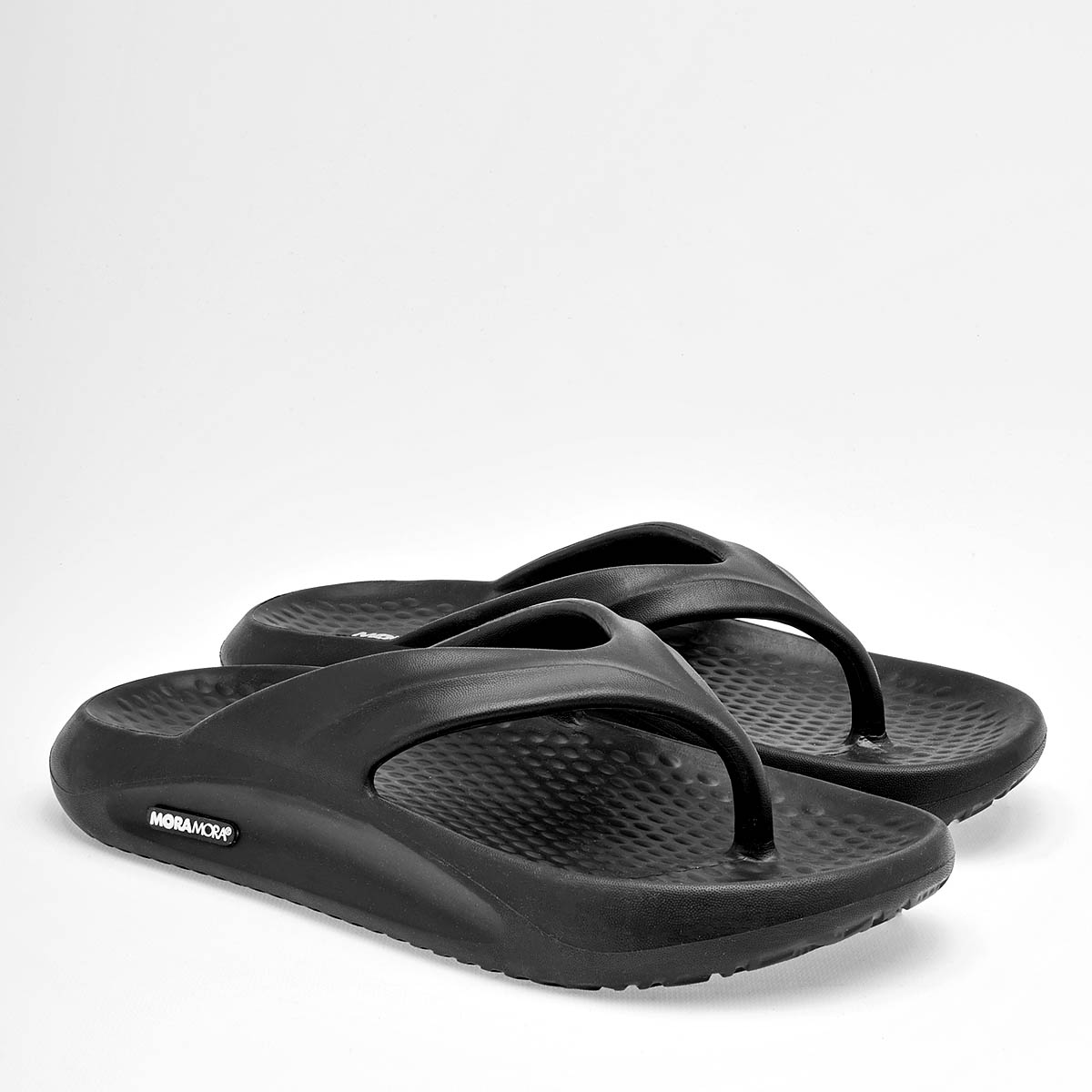 Foto 2 | Sandalias MoraMora Negras para Hombre