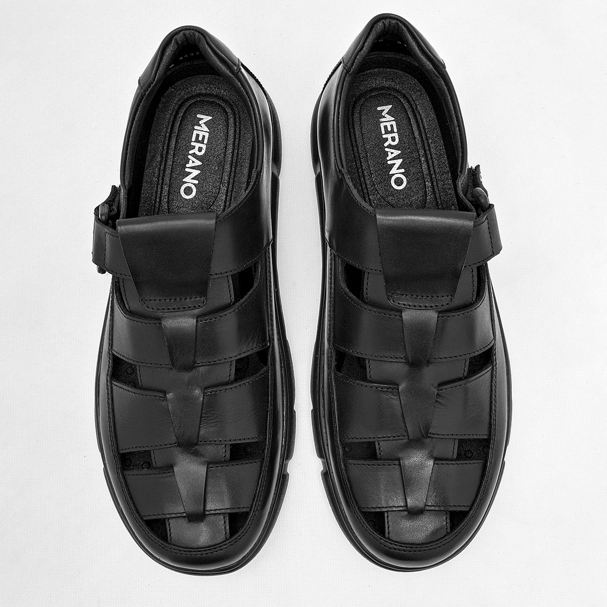 Foto 4 pulgar | Sandalias Merano 125409-f Negras para Hombre