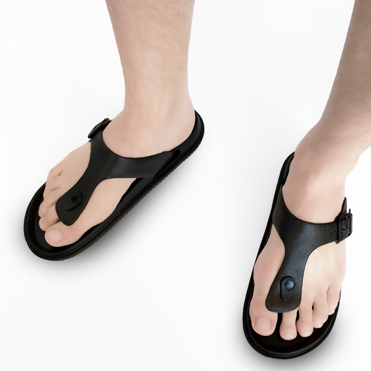 Foto 6 pulgar | Sandalias para Hombre Sand-1017 Negras