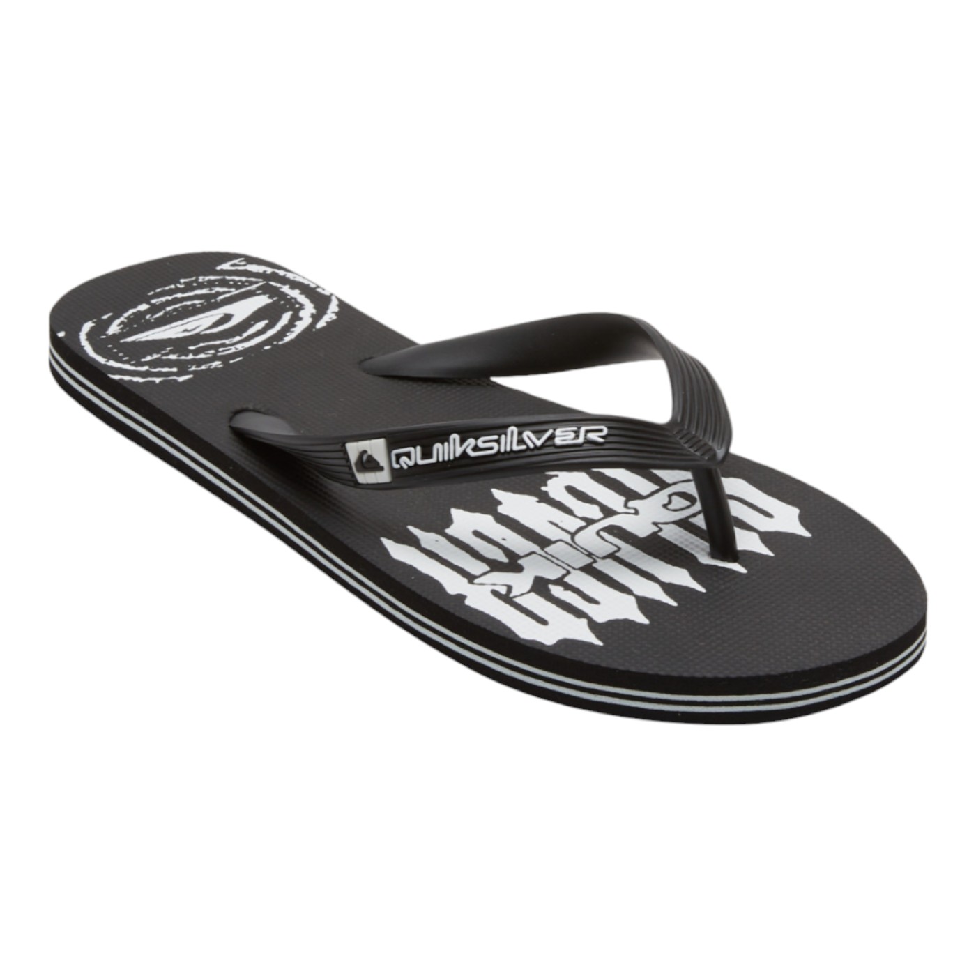 Foto 3 | Sandalias Quiksilver Molokai Negras para Hombre