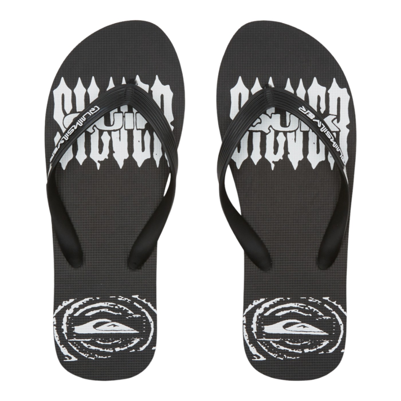 Foto 4 | Sandalias Quiksilver Molokai Negras para Hombre