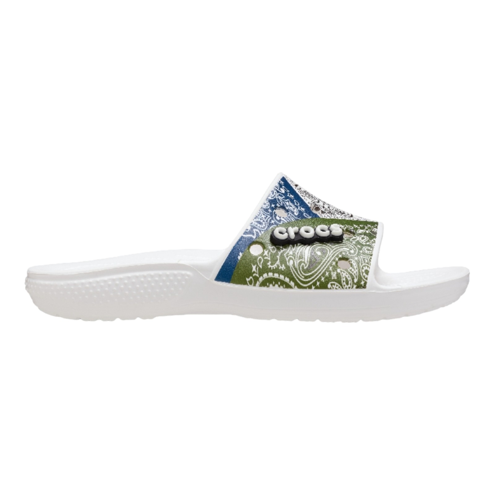 Sandalias Crocs Bandana  Unisex Color Blanco Modelo 20806490h