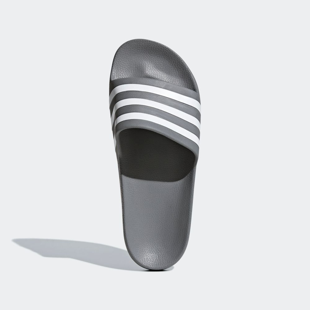 Foto 5 pulgar | Sandalias Adilette Aqua Adidas Gris Unisex