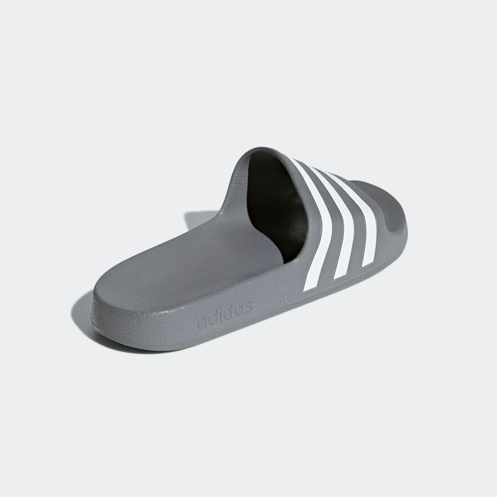 Foto 8 pulgar | Sandalias Adilette Aqua Adidas Gris Unisex