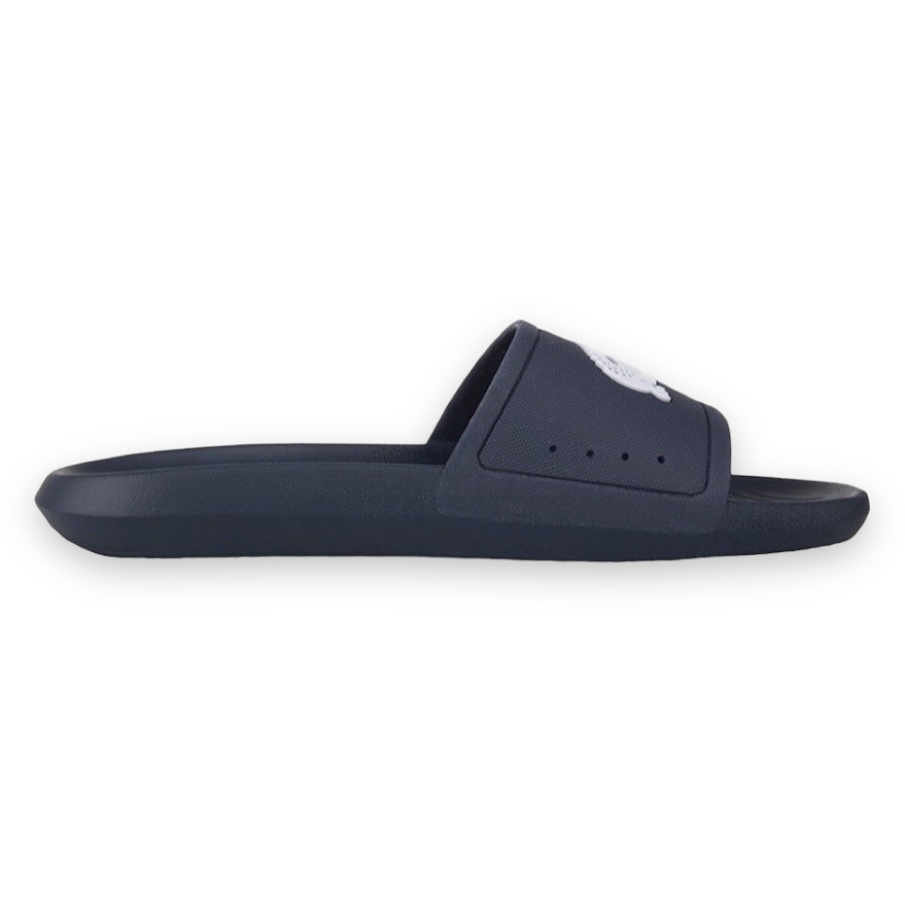 Foto 4 pulgar | Sandalia Lacoste Azul Con Blanco Logo Croc Slide Hombre 737cma0018092