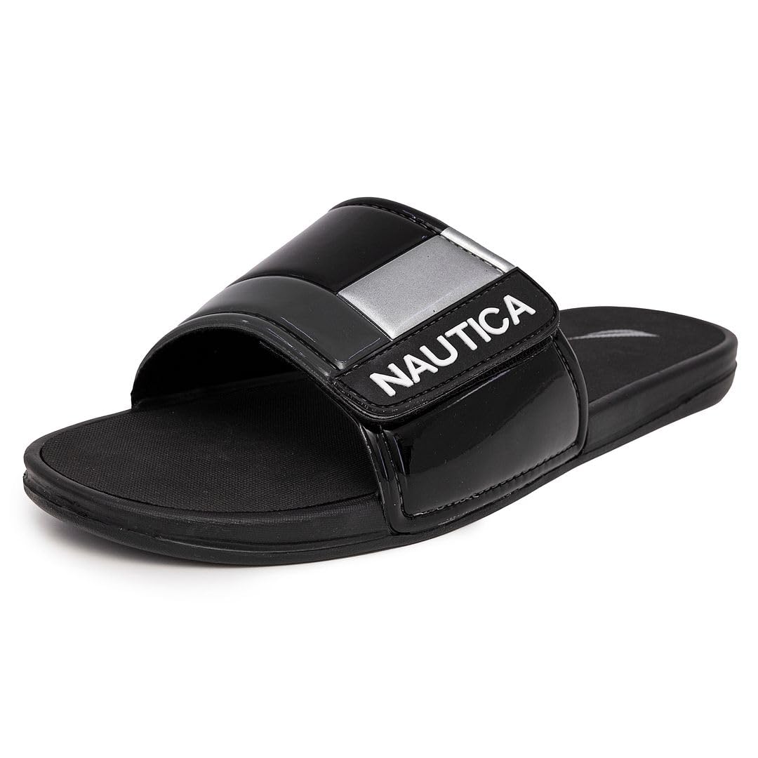 Foto 2 pulgar | Sandalias Nautica Bower-black/silver-7 Para Hombre - Venta Internacional