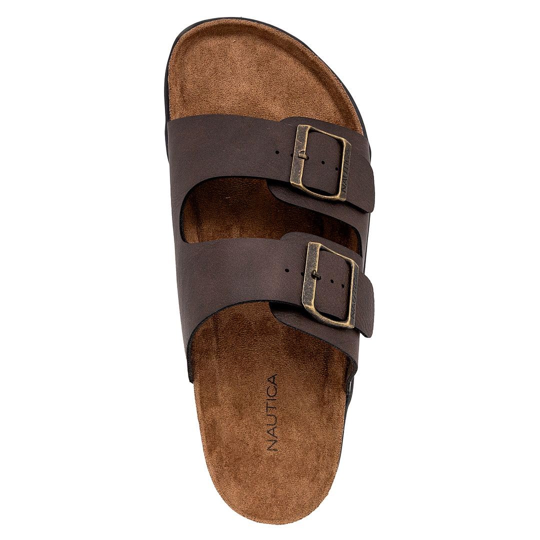 Foto 5 pulgar | Sandalias Nautica Triun 3 Con Doble Hebilla Slide Comfort Para Hombre, Color Marrón - Venta Internacional.