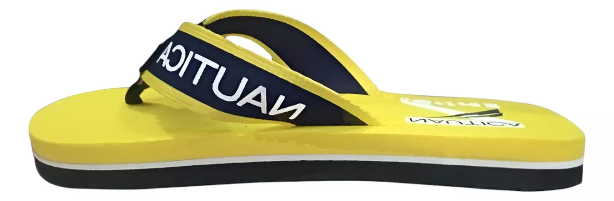 Foto 4 pulgar | Sandalias Nautica Rainy Color Amarillo Hombre Modelo Rainy Yellow