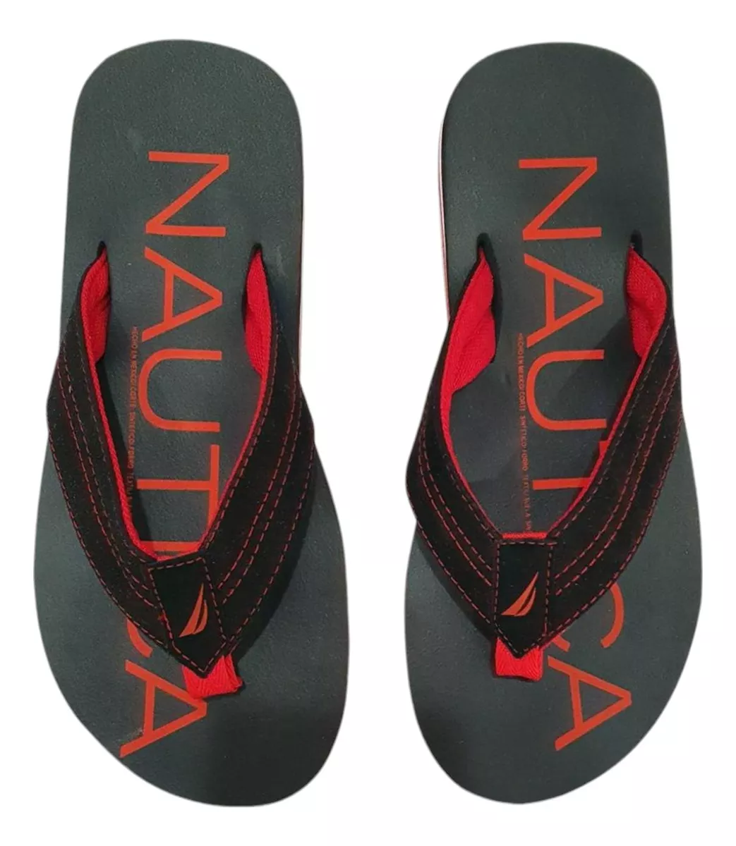 Foto 2 pulgar | Sandalias Nautica Rainy Negras para Hombre