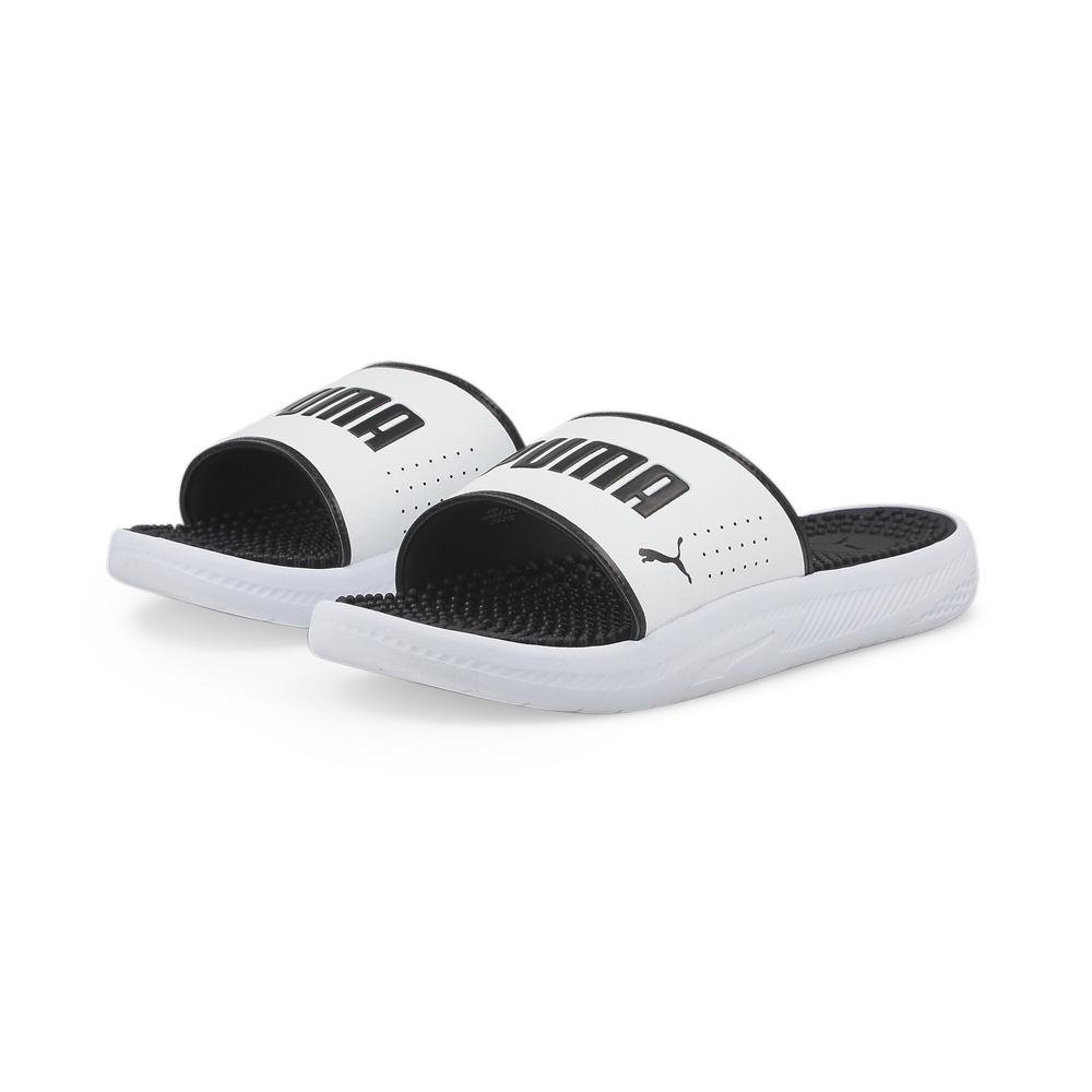 Foto 4 pulgar | Sandalias Puma Softride Massage Blancas Unisex