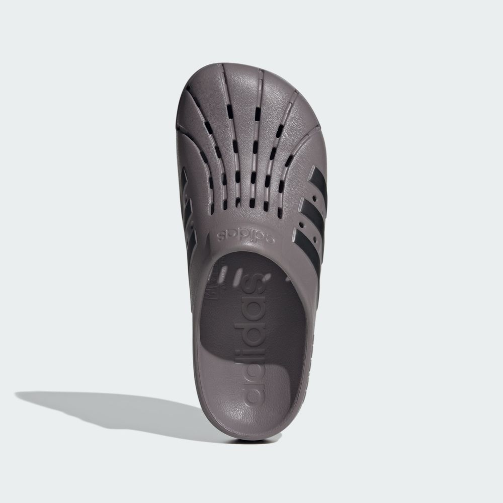 Foto 5 pulgar | Zuecos Adilette Adidas Gris Unisex