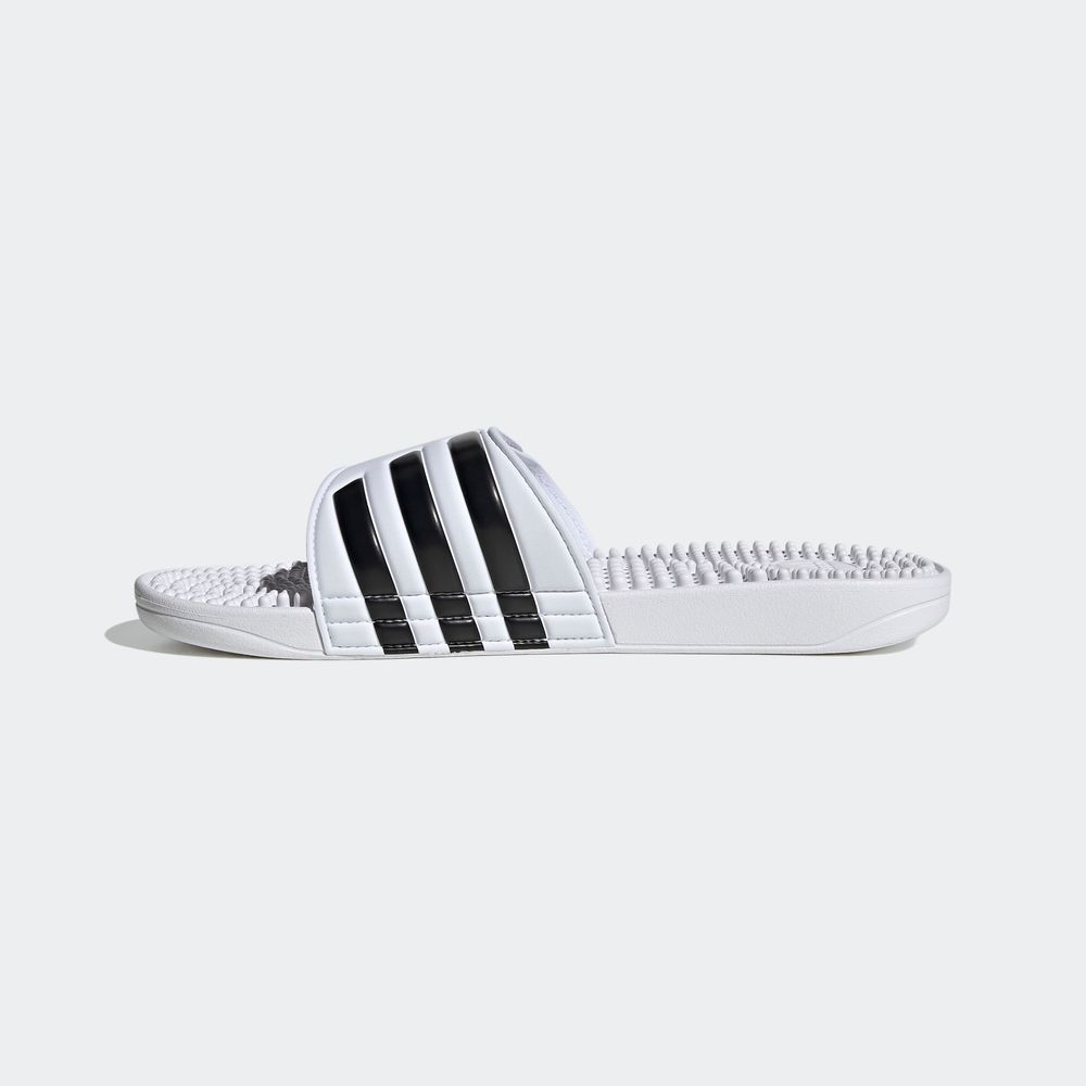 Foto 4 pulgar | Sandalias Adissage Adidas Blancas Unisex