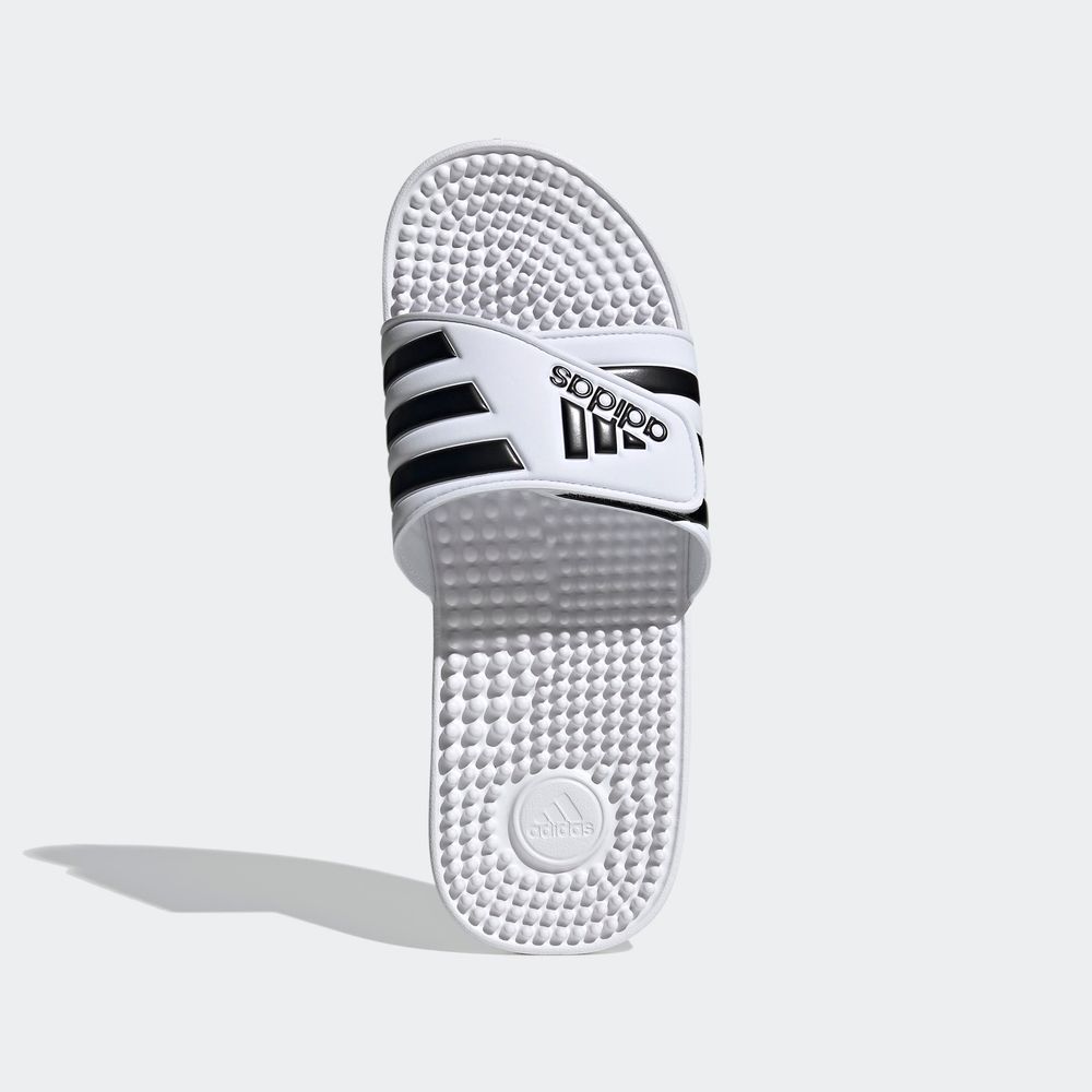 Foto 5 pulgar | Sandalias Adissage Adidas Blancas Unisex