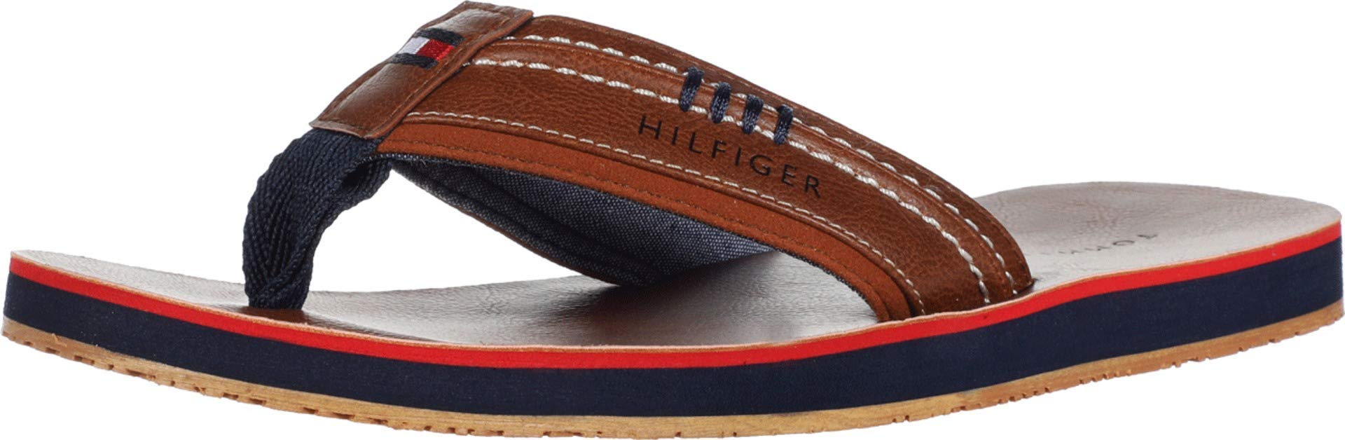 Foto 2 pulgar | Chancla Tommy Hilfiger Destino Para Hombre Cognac Multi 218 - Venta Internacional.