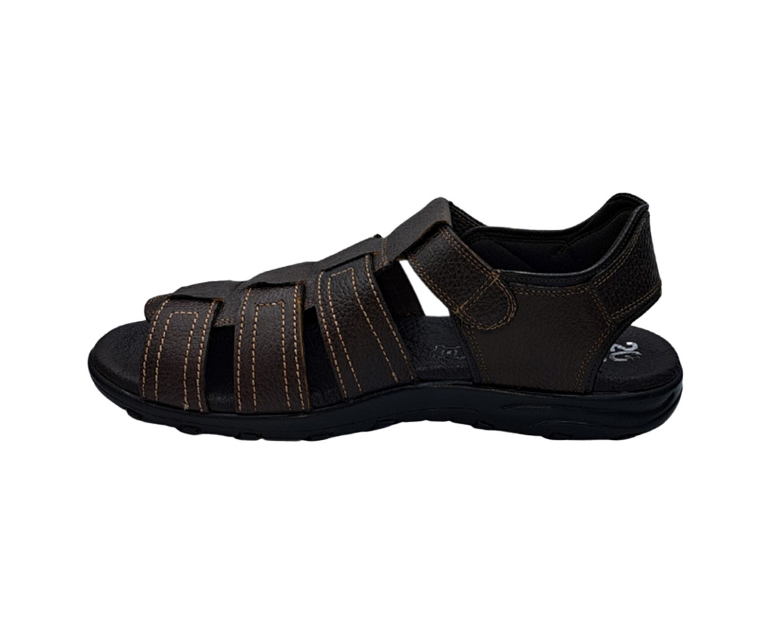 Foto 5 pulgar | Sandalia Huarache De Piel Cafe Para Hombre 20 Hrs 408