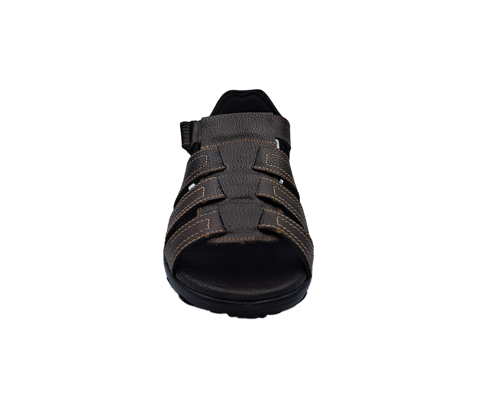Foto 5 | Sandalia Huarache De Piel Cafe Para Hombre 20 Hrs 408