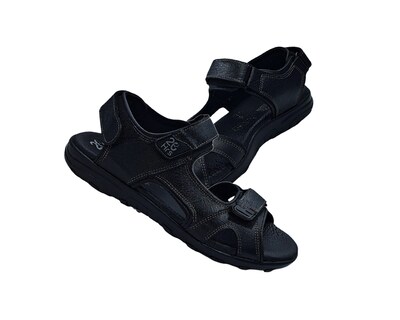 Foto 4 | Sandalia Huarache Cafe De Piel Para Hombre 20 Hrs 401