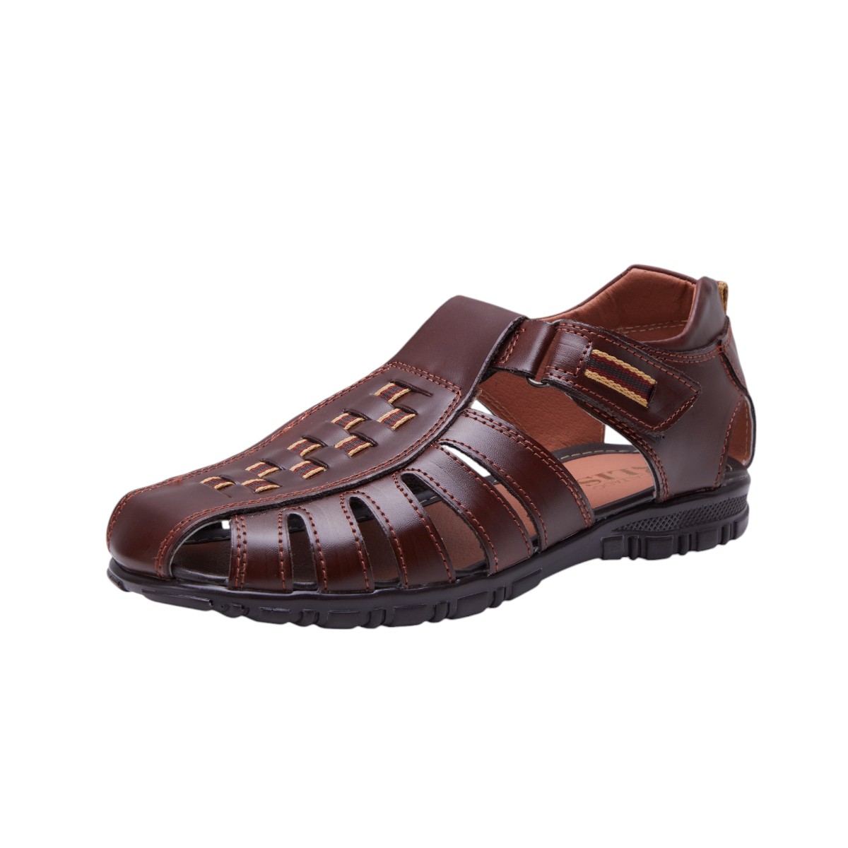 Sandalias Calzado Watanabe Color Café Hombre Tipo Piel