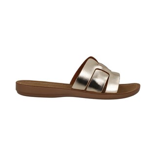 Foto 1 | Sandalia Mujer Kipon Confort Casual Comodas Dorado