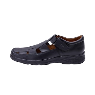 Foto 2 | Sandalias Calzado Watanabe Color Negro Tipo Piel Hombre