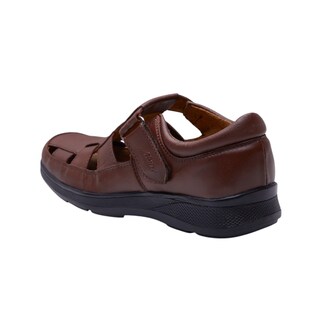 Foto 3 | Sandalias Calzado Watanabe Color Café Tipo Piel Hombre