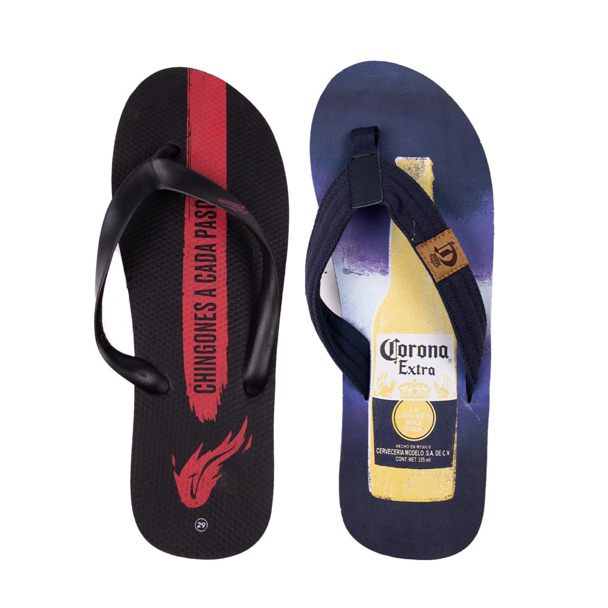 Foto 1 | Dúo Pack Sandalias de Playa Corona y Victoria