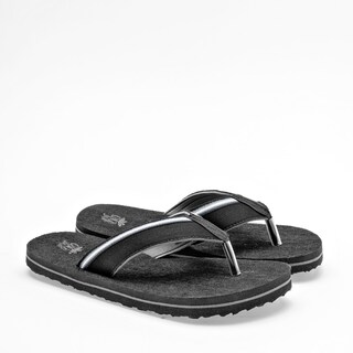 Foto 2 | Huarachetas Sandalia Para Hombre Negro Cod.132301