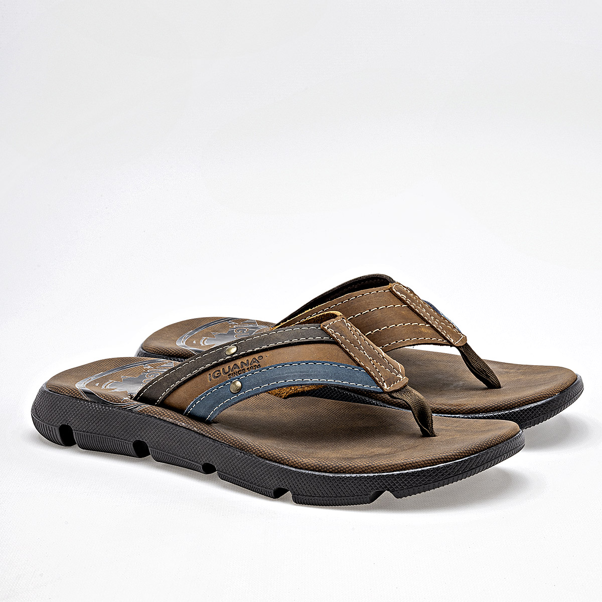 Foto 2 | Iguana Sandalia Para Hombre Camel Marino Cod.133349