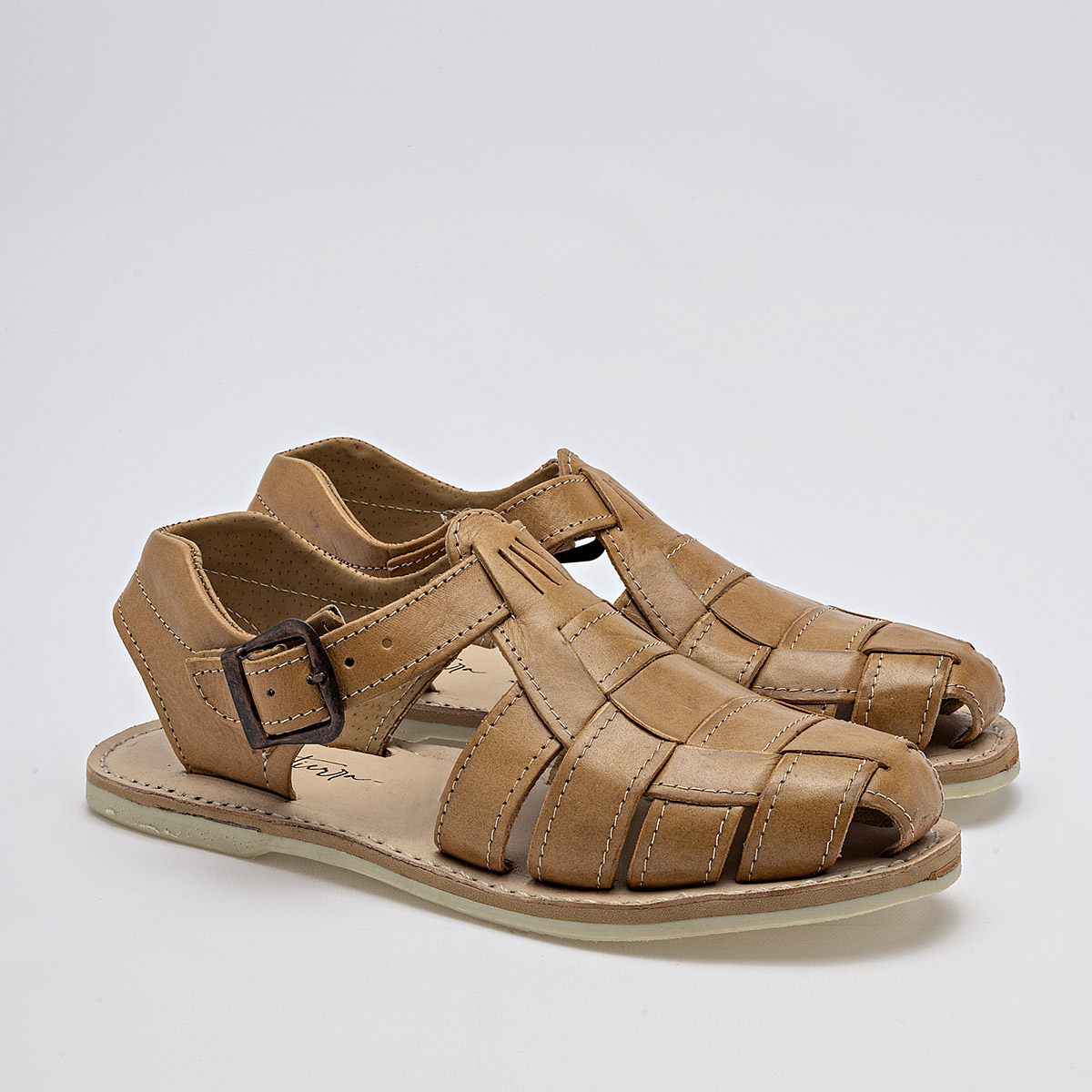 Foto 3 pulgar | Mora Tierra Sandalia Para Hombre Camel Cod.132506