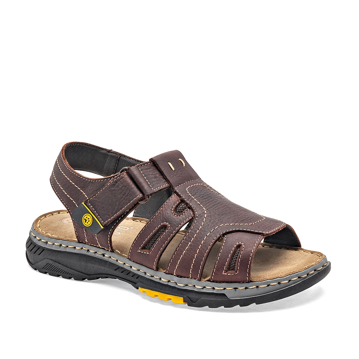 Lobo Solo Sandalia Para Hombre Café Cod.132420