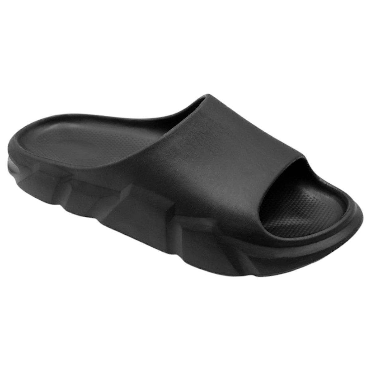 Sandalias Clásicas Exterior Sintético Color Negro Para Hombre De Rbbasics