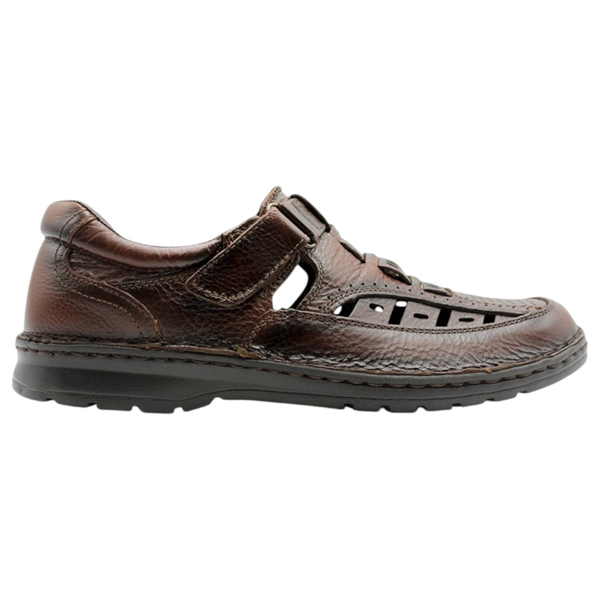 Foto 3 pulgar | Sandalias Casuales Exterior Piel Color Café Para Hombre De Rbcollection