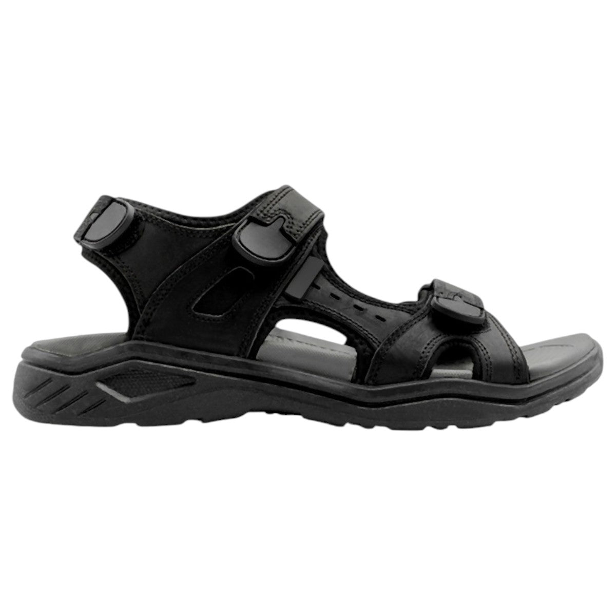 Foto 3 pulgar | Sandalias Casuales Exterior Piel Color Negro Para Hombre De Rbcollection