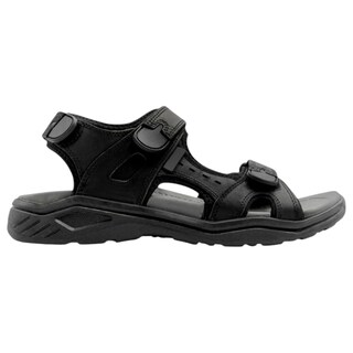 Foto 2 | Sandalias Casuales Exterior Piel Color Negro Para Hombre De Rbcollection