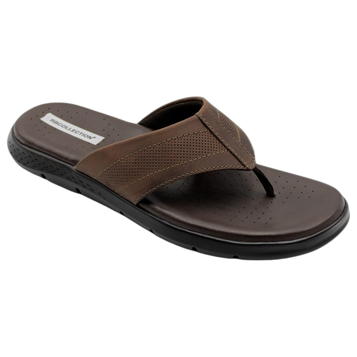 Sandalias Clásicas Exterior Piel Color Café Para Hombre De Rbcollection
